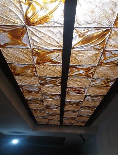 تایل شیشه دکوراتیو سقف - اراک